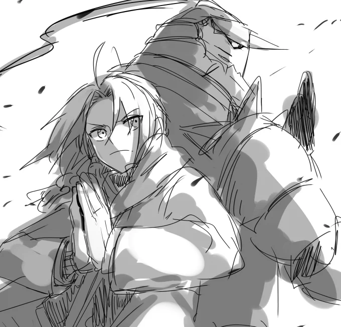 我原神絵描いてたハズなんだけどなんかBGM間違えましたねーーーーーーーーー!!!!!!!!!!!!
#ハガレンは名作である 