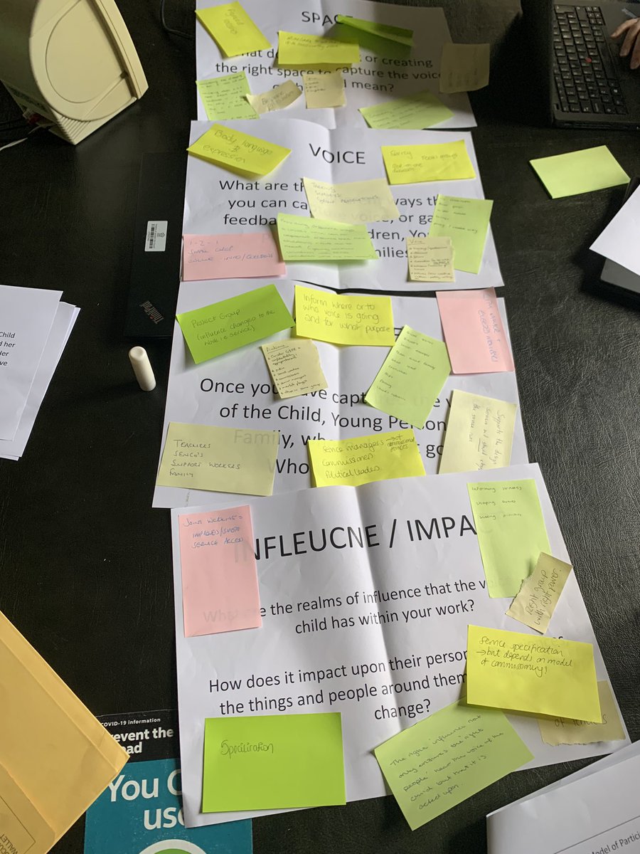 Fantastic training with @SamYouthMerry and team @LongsterLouise looking at #LundyModel of participation and children’s rights for commissioning and projects officers at @Leicester_News