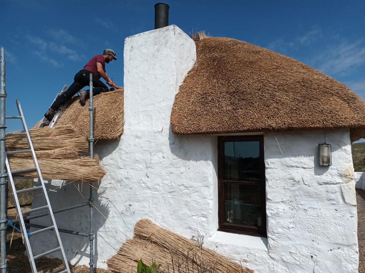 My Country Diary from Skye, on thatching with reed that grew from the embers of a Tayside wildfire
📸 <a href="/TheMasterThatch/">Nick Walker</a>
