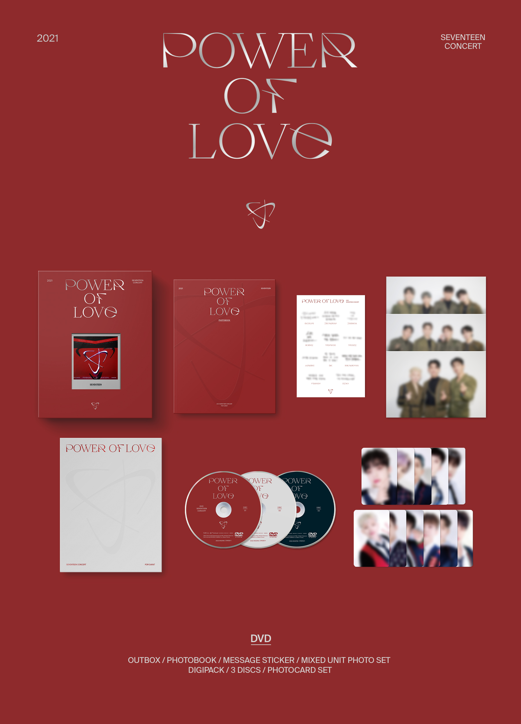 SEVENTEEN CONCERT POWER OF LOVE DVD