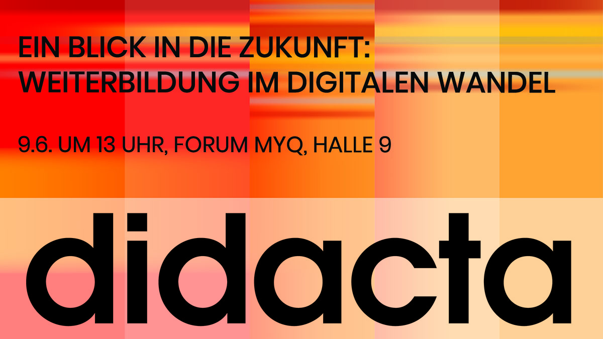 Didacta Verband (@didactadigital) on Twitter photo Wie sieht eine didaktisch sinnvolle, individualisierte Weiterbildung nach der Pandemie aus? Darüber diskutieren um 13.30 Uhr auf der #didacta Karsten Bich, Dr. Peter Brandt und <a href="/Prof_Dr_Thomas/">Prof. Dr. Oliver Thomas</a>.
didacta-koeln.de/event/diskussi… Wie sieht eine didaktisch sinnvolle, individualisierte Weiterbildung nach der Pandemie aus? Darüber diskutieren um 13.30 Uhr auf der #didacta Karsten Bich, Dr. Peter Brandt und <a href="/Prof_Dr_Thomas/">Prof. Dr. Oliver Thomas</a>.
didacta-koeln.de/event/diskussi…