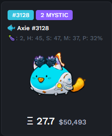 Floyd1733's tweet photo. looking for a new home. I am Cute fluffy and you wont find cheaper than me. All Eth will be reinvested into our Axie economy. @AxieInfinity @OuchieAxieBot @Jihoz_Axie https://t.co/yDaJ3zQHyF