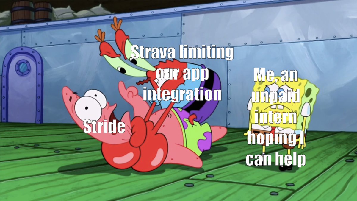 playstride's tweet image. PLEASE @Strava