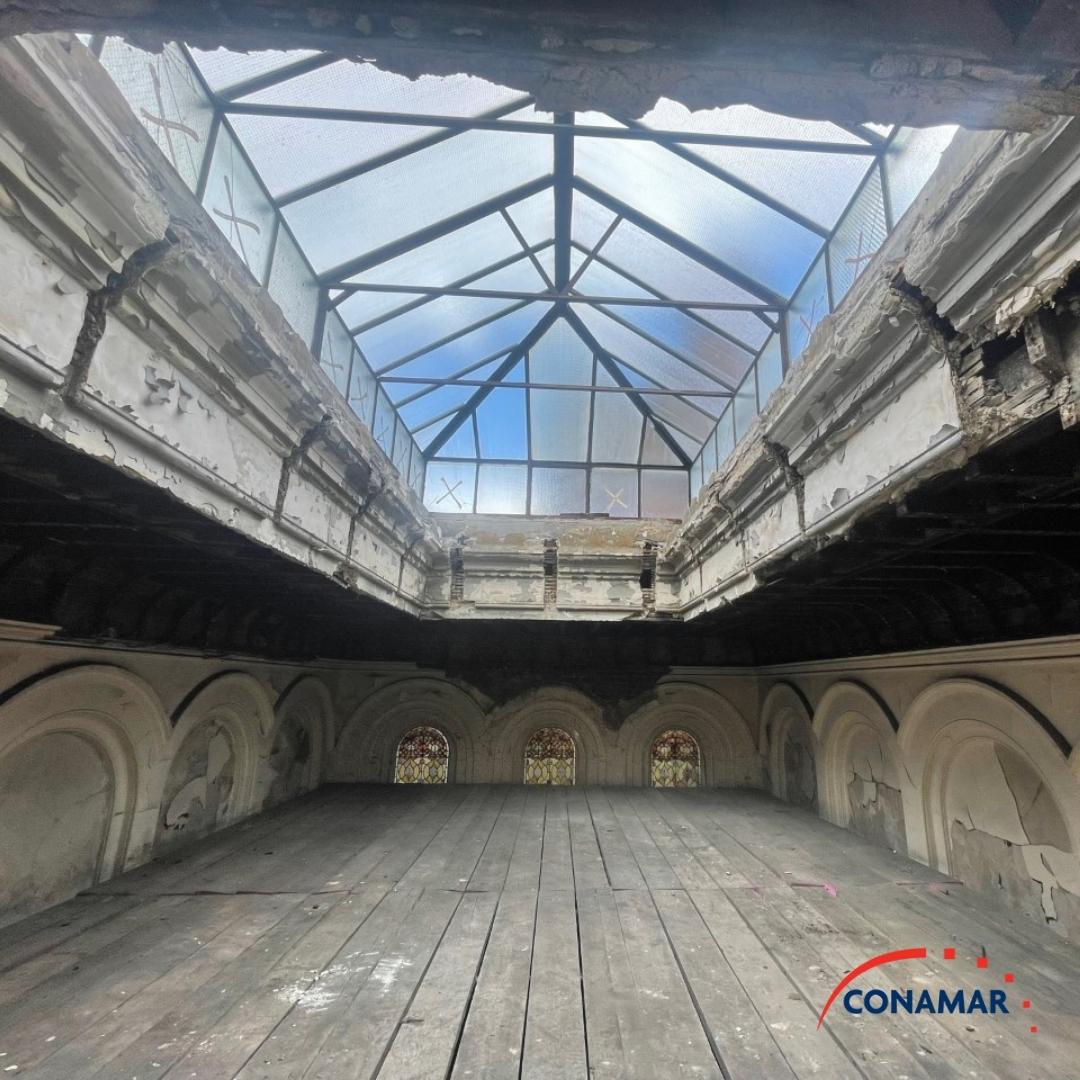 ConamarBuild's tweet image. Works are progressing well with the refurbishment at Walworth Hall. The soft strip out works internally have been completed and we are well underway with the remainder of the enabling works ready for the steel frame and Cross Laminated Timber structure to be installed.