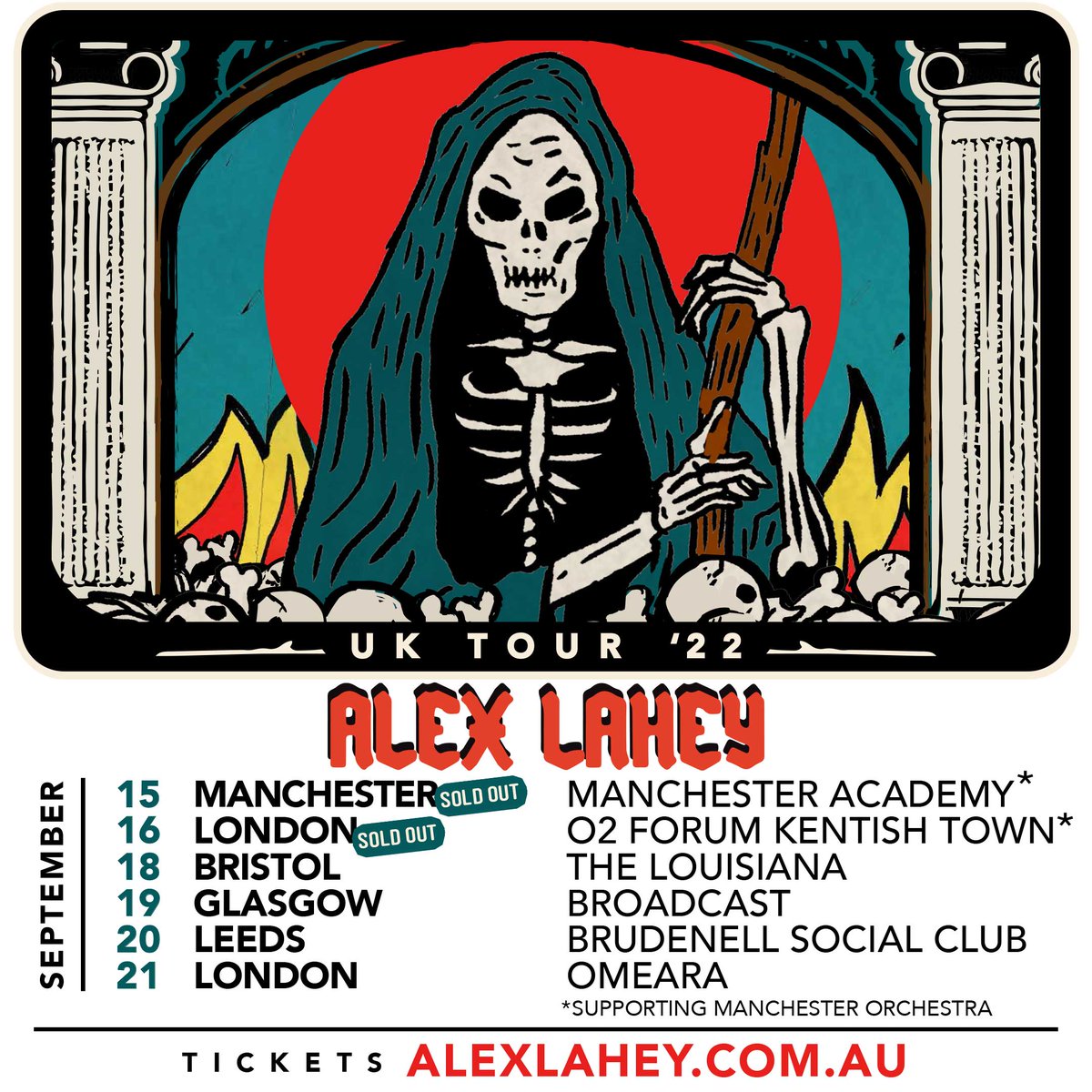 ❤️💙🤍 <a href="/AlexLahey/">Alex Lahey</a> is heading over to the UK this September! Tickets here alexlahey.com.au