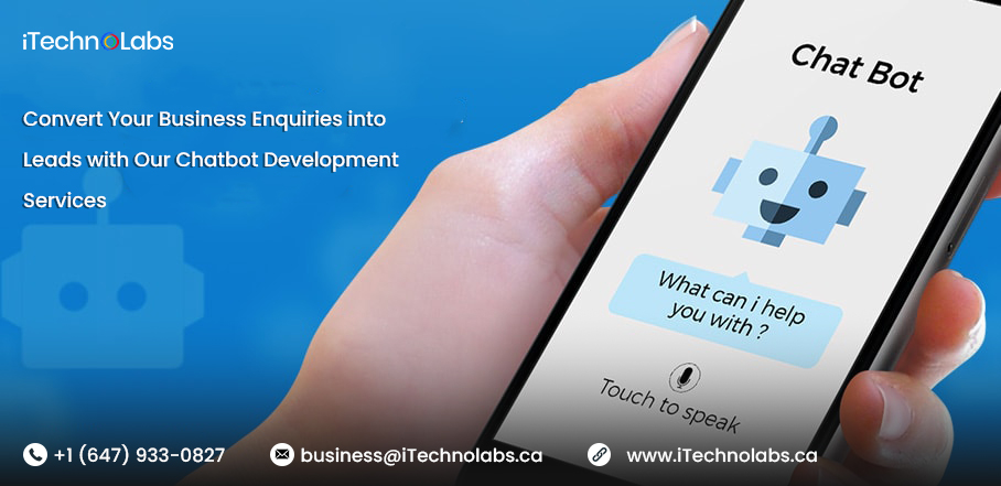 itechnolabsca's tweet image. Convert Your Business Enquiries into Leads with Our Chatbot Development Services
Get in touch with us @ +1 (647) 933-0827
business@iTechnolabs.ca
Visit: bit.ly/3xonAwi
#chatbot #chatbotdeveloper #chatbotservices #hirechatbotdeveloper #chatbotcompany #nlp #itechnolabs