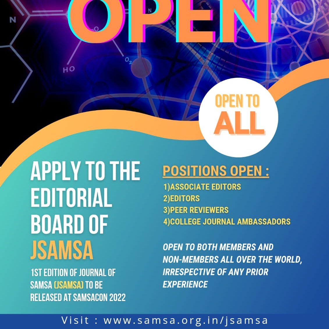 JournalSAMSA's tweet image. #JoinUs for #research and #Editorial #opportunities #JSAMSA #collaboration #CRN
#SAMSACRN Retweet to spread the news! #MedTwitter #clinicalresearch #journal
@Speak2Doctor @samsaindia
