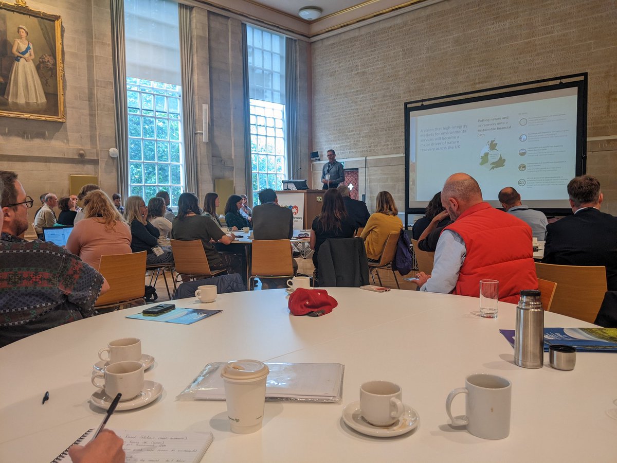 David Young of <a href="/financeuknature/">Financing Nature Recovery UK</a> talking about just how much investment is needed to deliver the UK's nature recovery aspirations and how well regulated markets could facilitate financing #WENPConference22