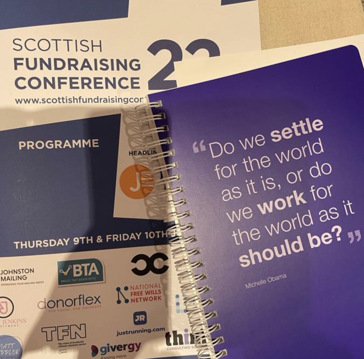 It’s been a long time coming - 982 days to be exact - absolutely delighted to be <a href="/CIOFScotland/">Chartered Institute of Fundraising Scotland</a> conference. So good to see so many familiar faces too. Here’s to two great days of shared and new learnings 👏👏 #ScotConf