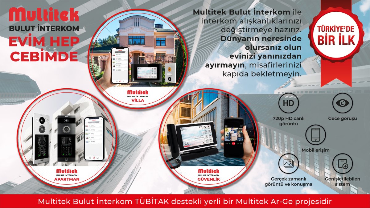 MultitekAS's tweet photo. İnterkom alışkanlıklarınızı değiştirmeye hazır mısınız? - https://t.co/D8yIi30FmM https://t.co/9uiQLXx4sV