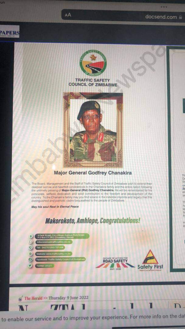 ZimEye on Twitter "The Traffic Safety Council of Zimbabwe