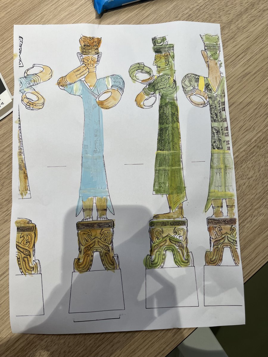 YuqiZhao99's tweet photo. It's difficult to paint all sides! But I did a good job, didn't I?
@SanxingduiC #ColouredSanxingdui https://t.co/fnCHgRbThi
