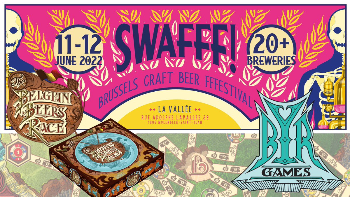 En 2017, nous présentions pour la première fois TBBR à Swafff !!!
En 2022, nous présenterons la version produite du jeu !!!
Et entre les 2, nous n'avons raté aucune édition :)
Bref, on a hâte d'y être ce WE, sur le stand de <a href="/BYRgamesBE/">BYR Games</a> <3
