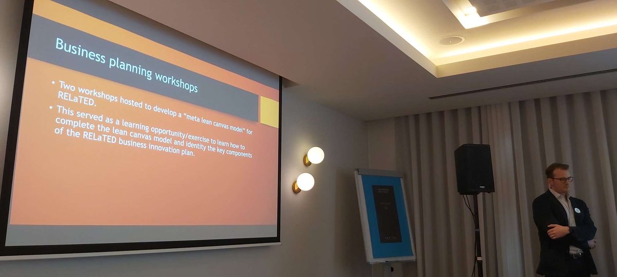 "Let's go⏭️beyond the #RELaTED_project lifetime and see how we can exploit the results" with Richard Henahan from @IBS_Estonia 🔮