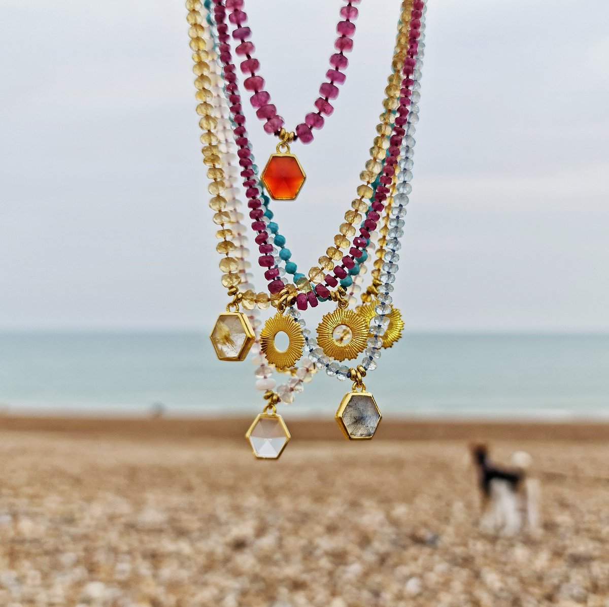 JewelleryElizaB's tweet photo. Sneak peek 👀

Our summer collection is all about precious and semi precious beads and gemstones.

#jewellerycollection #summerjewellery https://t.co/kvJuohIqrW