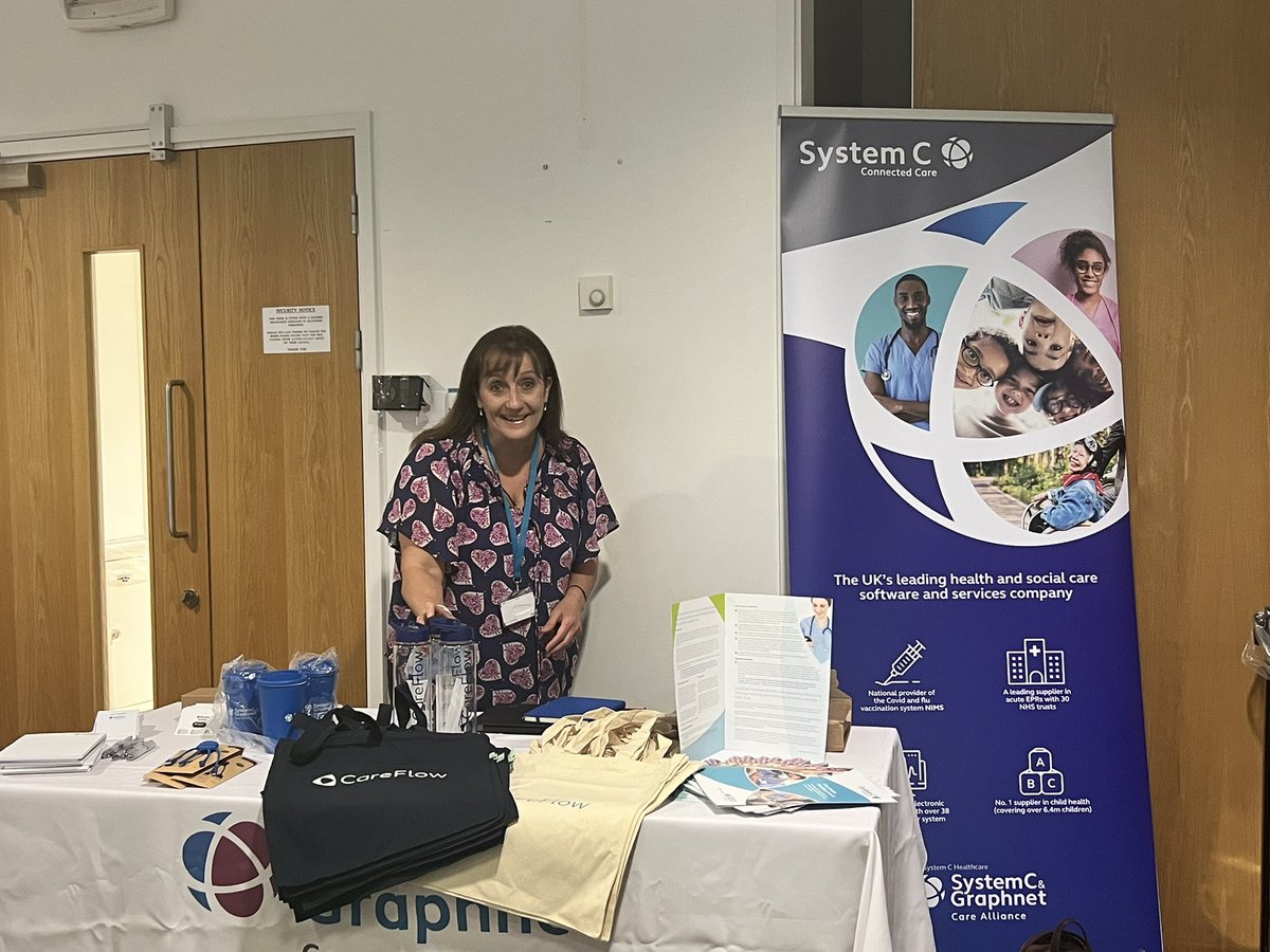 BHR_HarmFree's tweet photo. Massive thanks are due to Jo from @System_C who supported our conference yesterday.  Not only was our breakfast delicious but Jo’s stand was great. We are especially grateful for our new SBAR guides to support handover. #careflowconnect #paperoutofpockets @Dionerog44 @BHRUT_NHS https://t.co/kNtLkOUM66