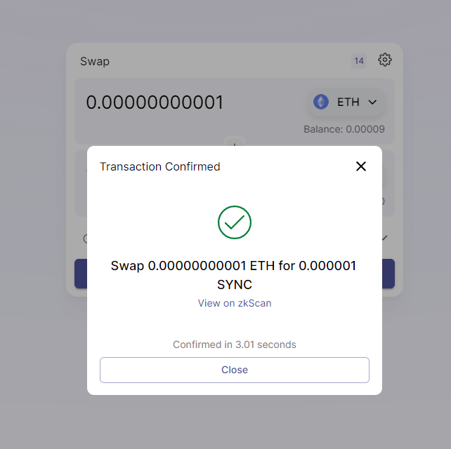 Mcint6's tweet photo. nice Join discord: https://t.co/ugwPJ8gWIH #L222 #zkSync #Layer2 #ZKRollup #testnet #Ethereum #DeFi https://t.co/598cla0sYK