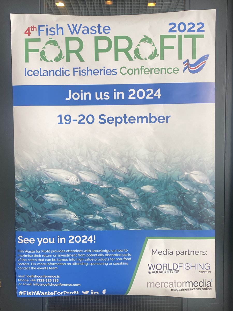 Melanie Siggs (@msiggs) on Twitter photo Excited to be in #reykjavik for the Fish Waste for Profit conference <a href="/OceanCluster/">IcelandOceanCluster</a> <a href="/IFFO_GLOBAL/">IFFO- The Marine Ingredients Organisation</a> <a href="/SeafoodScotland/">Seafood Scotland</a> @SeafoodGuruSome <a href="/BlueLegasea/">NCE Blue Legasea</a> <a href="/ArniMMathiesen/">Árni M. Mathiesen</a> <a href="/FAOfish/">Fisheries & Aquaculture</a> <a href="/RockwellAutoma4/">Rockwell Automation</a> <a href="/FriendsofOcean/">Friends of Ocean Action</a> <a href="/TrustMarin/">marintrust</a> #FishWasteForProfit #100percentfish Excited to be in #reykjavik for the Fish Waste for Profit conference <a href="/OceanCluster/">IcelandOceanCluster</a> <a href="/IFFO_GLOBAL/">IFFO- The Marine Ingredients Organisation</a> <a href="/SeafoodScotland/">Seafood Scotland</a> @SeafoodGuruSome <a href="/BlueLegasea/">NCE Blue Legasea</a> <a href="/ArniMMathiesen/">Árni M. Mathiesen</a> <a href="/FAOfish/">Fisheries & Aquaculture</a> <a href="/RockwellAutoma4/">Rockwell Automation</a> <a href="/FriendsofOcean/">Friends of Ocean Action</a> <a href="/TrustMarin/">marintrust</a> #FishWasteForProfit #100percentfish