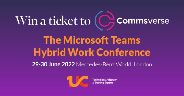 We are exhibiting  at <a href="/commsverse/">Commsverse - The place to learn Microsoft Teams</a> &amp; would love to see you there! 
If you haven't booked your ticket yet we have two tickets to give away! To enter pop your name in the comments &amp;we will draw a name from a hat on the 23rd of June!
#commsverse #microsoftteams #competition #training