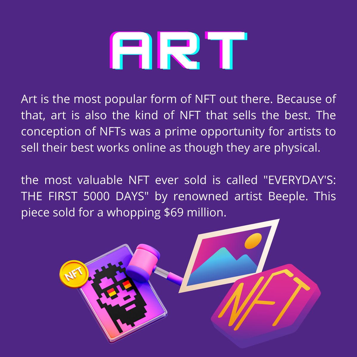 NFTPola's tweet photo. NFTs in form of Art, Music, Games 🖼️🎵🎮
#NFTs #NFTCommunity #NFTart #NFTgames #NFTMusic https://t.co/ohqRh3S8YD