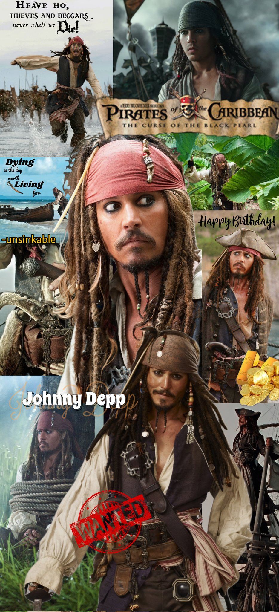 Happy Birthday Johnny Depp, our  Captain Jack Sparrow  