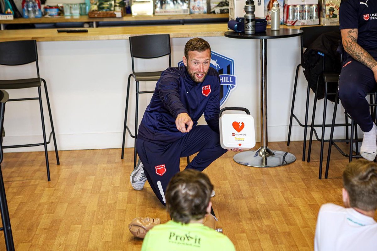 Justin Edinburgh Football Academy (@_jefootballacad) on Twitter photo CPR and Defibrillator training is rolled out on all <a href="/_JEFootballAcad/">Justin Edinburgh Football Academy</a> courses.
In association with <a href="/JE3Foundation/">Justin Edinburgh 3 Foundation</a>
π
π¨π¨ππππ₯π₯ πππ¦π©π¬ π°π’ππ‘ π ππ’ππππ«ππ§ππ, ππ¨ π¦ππ€π π ππ’ππππ«ππ§ππ. CPR and Defibrillator training is rolled out on all <a href="/_JEFootballAcad/">Justin Edinburgh Football Academy</a> courses.
In association with <a href="/JE3Foundation/">Justin Edinburgh 3 Foundation</a>
π
π¨π¨ππππ₯π₯ πππ¦π©π¬ π°π’ππ‘ π ππ’ππππ«ππ§ππ, ππ¨ π¦ππ€π π ππ’ππππ«ππ§ππ.