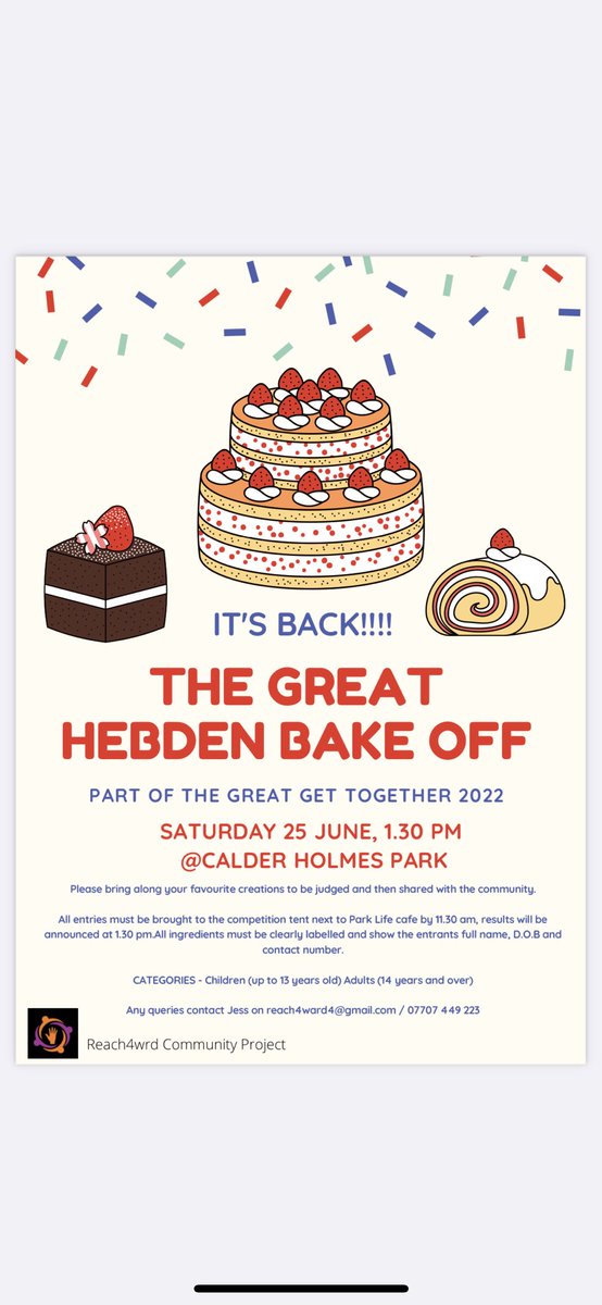 Join us for our Hebden Royd #GreatGetTogether Sat 25th June 🎉🌸 #MoreInCommon #JoCox #CommunityEvents #HebdenBridge @HebdenRoydTC @VisitHebden #TheGreatGetTogether