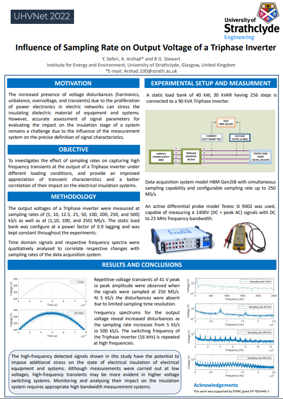 StrathclydeOA's tweet image. Influence of #sampling rate on output #voltage of a #triphase inverter strathprints.strath.ac.uk/80964/ #engineering #electrical #HighVoltage #OpenAccess @EEEStrathclyde