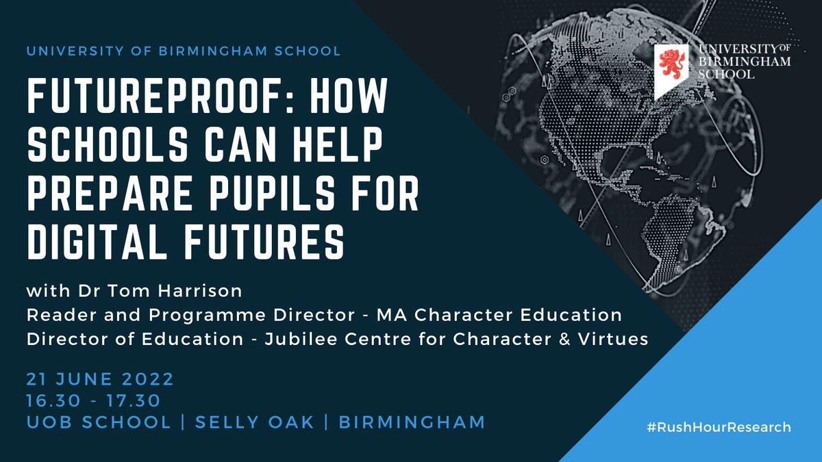 UoB School on Twitter "Just under a week to go! Sign up 👇 http