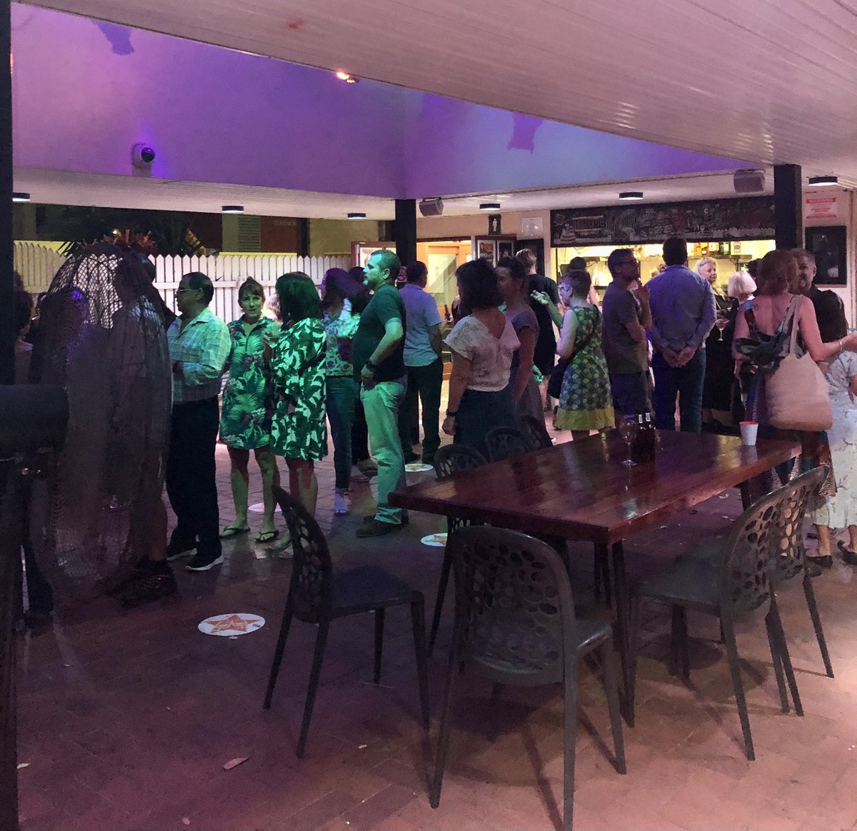 Excited SPUN audience lined up ready for some amazing storytelling for Browns Mart’s 50th Birthday.