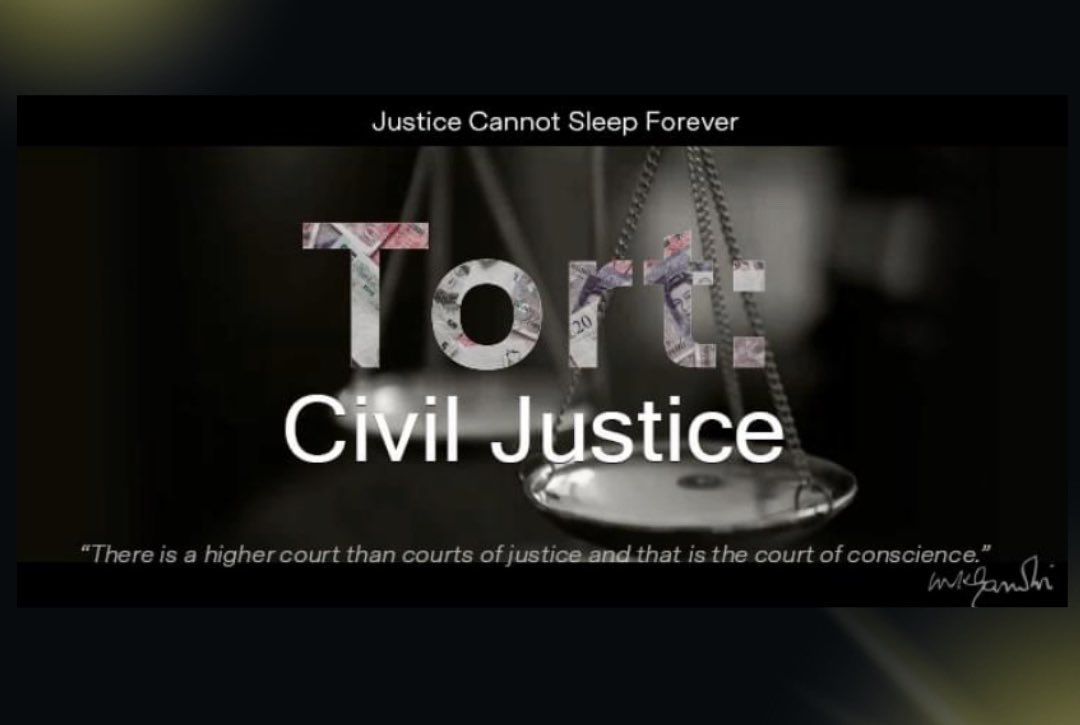 Tort: Civil Justice tweet media
