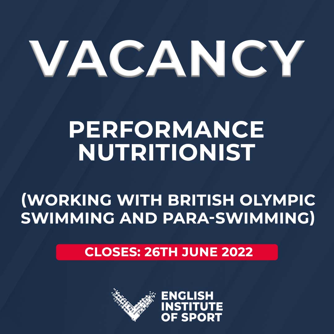 Fancy making a splash in an exciting new job?

This role will provide the delivery and development of nutrition support to World Class Programme athletes within Swimming, Para-Swimming and Diving 🏊

Find out more 👉 eis.current-vacancies.com/Jobs/Advert/26…