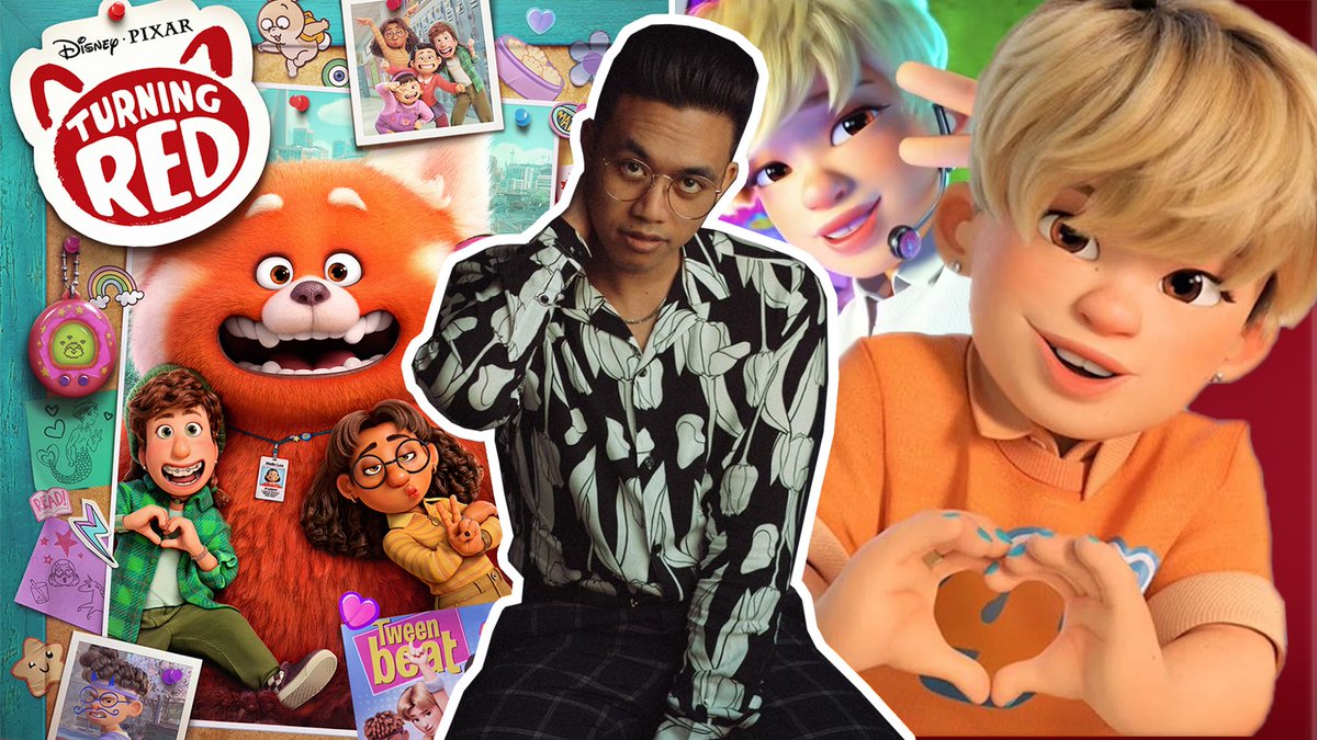 In Disney Pixar’s #animated flick Turning Red, a #fictional #boyband named 4*Town is ranking up the #music charts in the #film and in #real #life. #Filipino-American <a href="/hellocolorgray/">Grayson Villanueva</a> voices Tae Young, one of the band's members. Read more through this link. bit.ly/3Q8rO3v