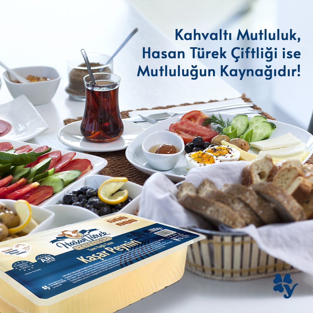 En mutlu kahvaltıların tadı tuzu; Hasan Türek Çiftliği Kaşar Peyniri! 🤌🏻🧀 Kahvaltı mutluluksa, mutluluğun kaynağı Hasan Türek Çiftliği imzası... #HasanTürekÇiftliği #SütÜrünleri #KaşarPeyniri