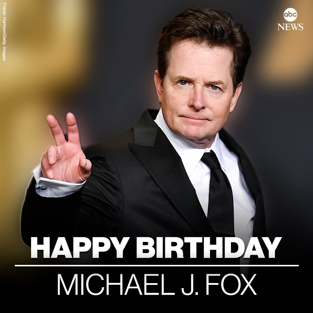 HAPPY BIRTHDAY: Actor Michael J. Fox is 61 today.  