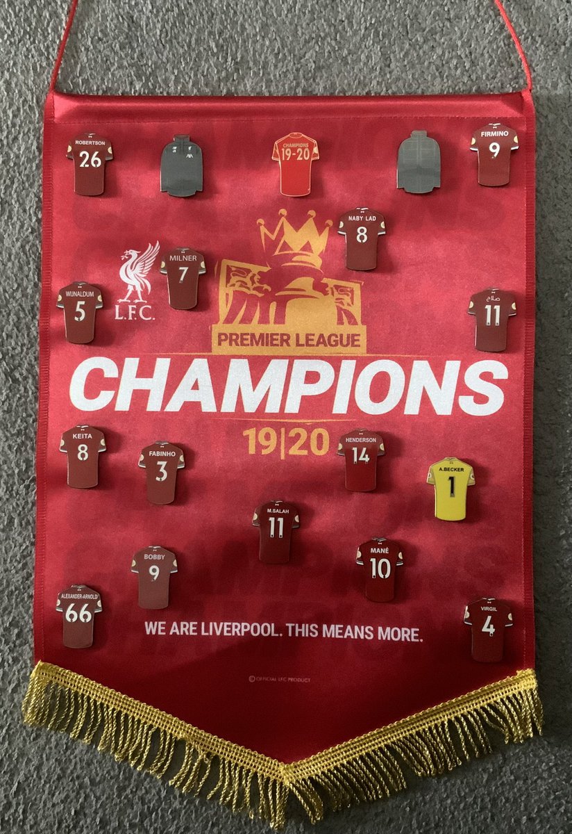 Nice one to <a href="/FitbaPins/">Fitba Pins</a> for the Klopp pins to complete the set ✅, thanks 🔥🔥🔥