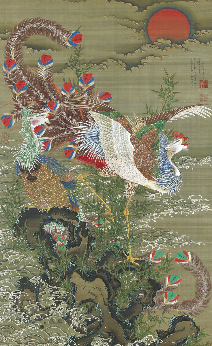 油彩画 鳥と壺の絵／佐野よしか 油彩画 鳥と壺の絵／佐野よしか 124-56.jpg