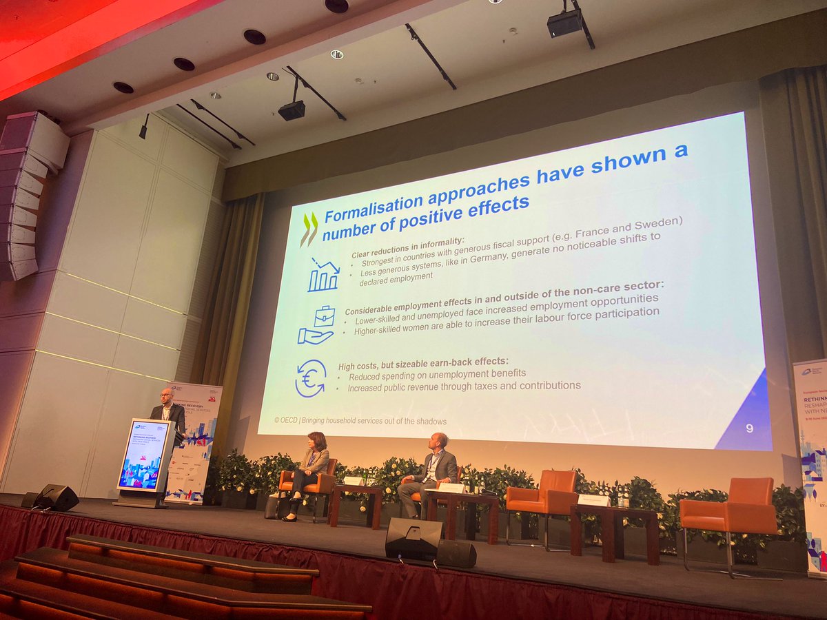 So happy to host a <a href="/Edenred/">Edenred Group</a> workshop on Personal and Household services during #ESSC2022 <a href="/ESNsocial/">European Social Network</a> with @JnsFlchtmnn from <a href="/OECD/">OECD ➡️ Better Policies for Better Lives</a> notably underlining that « Design features of tax credits or social vouchers can influence working conditions of PHS workers »