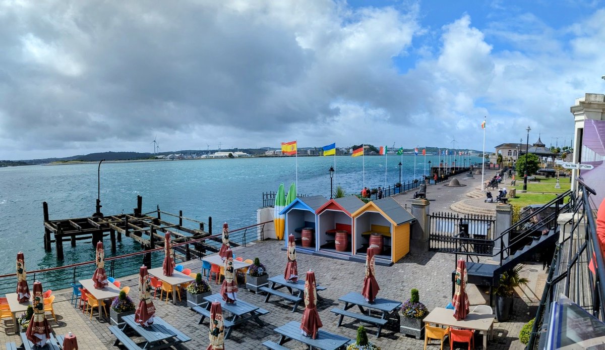 A birthday cheers to all of you. And yes the black stuff (deep ruby red actually) is as good as they say over here 😁🍻 Titanic Bar and Grill, Cobh, great place for a pitstop. Original Titanic 'Heartbreak Pier' behind the Guinness pic.