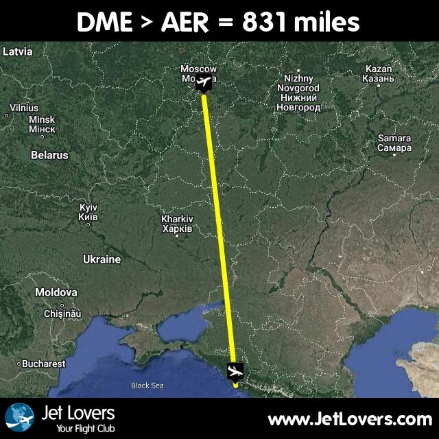 barsykoff's tweet image. My flight #35 on #JetLovers: DME &amp;gt; AER - another 831 miles in the air! jetlovers.com/profile/188/fl…