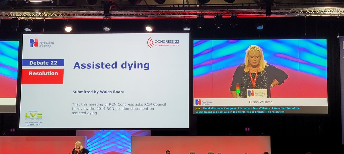 #RCN22 #rcncongress22 <a href="/theRCN/">The RCN</a> <a href="/RCNWestMids/">RCN West Midlands</a> #assisteddying #endoflifecare #PatientCare
Debate 22 -Assisted dying
This resolution is to ask RCN Council to review the 2014 RCN position statement on assisted dying. 
This is such an important and relevant subject. What are your views?