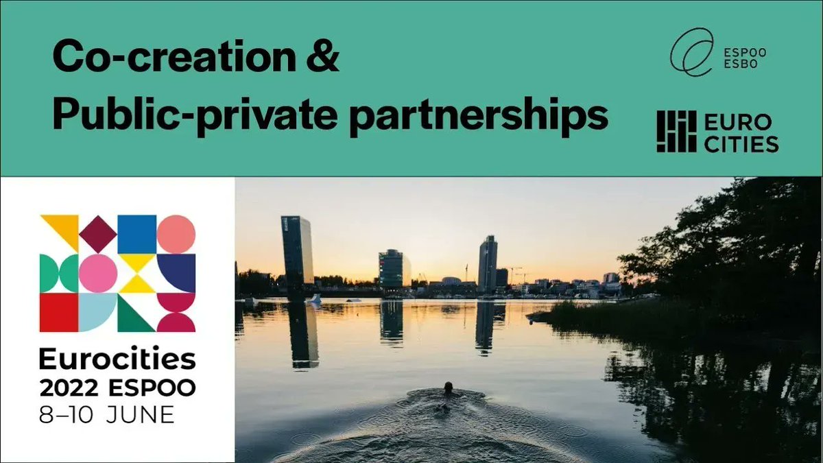 🏙️Cities have a crucial role to play within their local #innovation ecosystems. 

📺Watch our next #Eurocities2022 session on buff.ly/3GY3AVq 

👥With <a href="/GabrielMariya/">Mariya Gabriel</a>, <a href="/ahavasara/">Antti Vasara</a>, <a href="/JJorritsma040/">John Jorritsma</a>, <a href="/DPretzell/">Diana Pretzell</a>, <a href="/RaymondJohansen/">Raymond Johansen</a>, <a href="/jacek_jaskowiak/">Jacek Jaśkowiak</a>, and @mikkohkosonen!