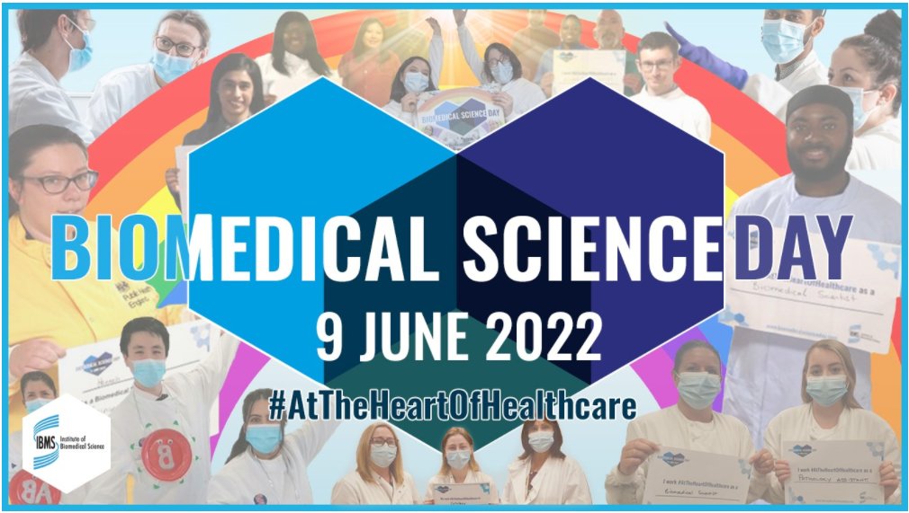 Happy #BiomedicalScienceDay2022 to our biomedical scientist and hospital laboratory staff colleagues who play a vital role in the diagnosis and treatment of patients. #Pathology #AtTheHeartOfHealthcare