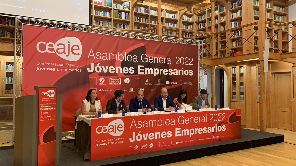 Damos comienzo al Comité Ejecutivo y Asamblea General 2022 acogido por #Cuenca para asentar las bases de futuro y afrontar las necesidades de nuestros jóvenes empresarios.

#CreciendoJuntos