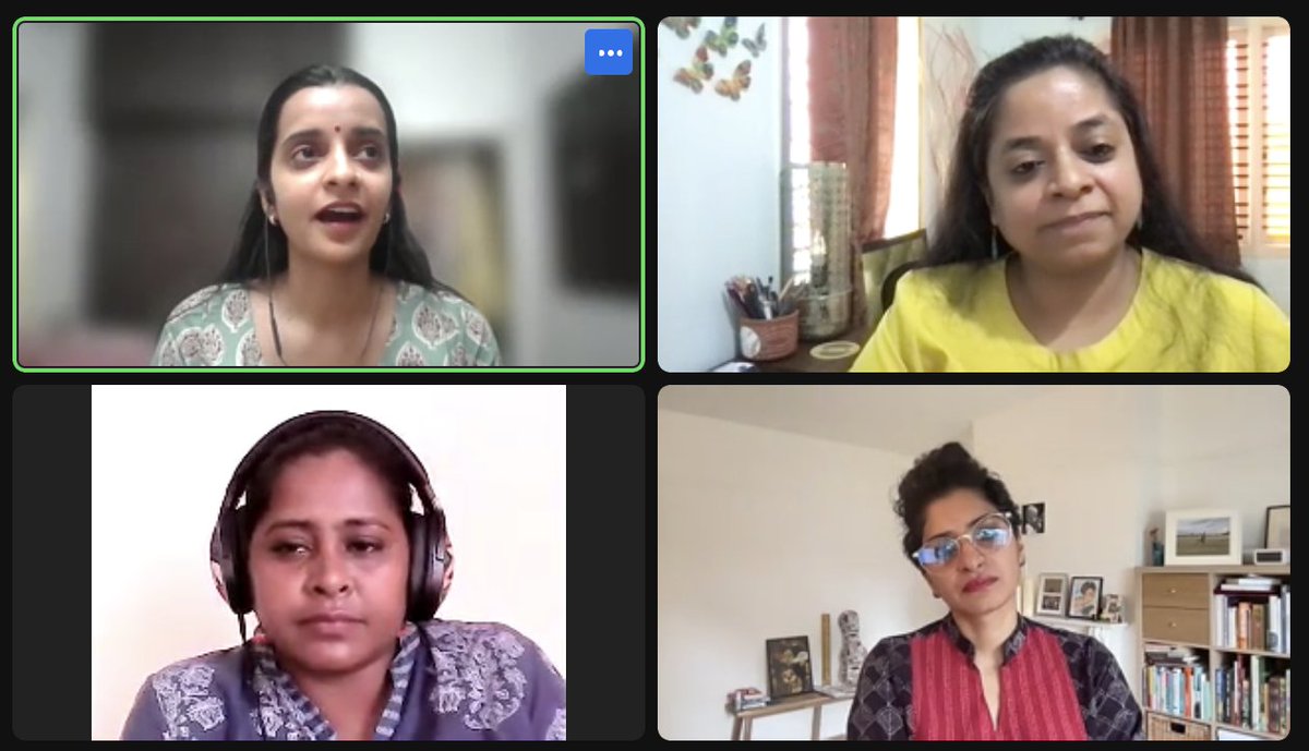 "My ambition for change in this world is for women not only to survive but to really thrive" <a href="/SpurthiKolipaka/">Spurthi</a> on what moves her to be a #SheCreatesChange changemaker at #RightsCon2022