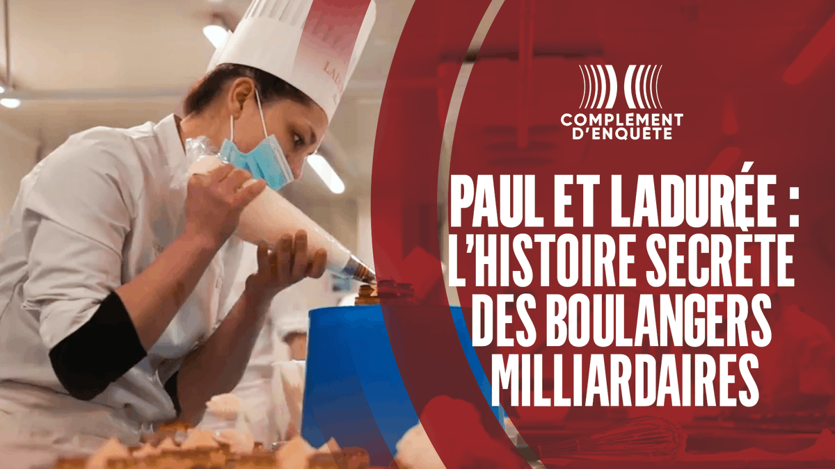 🧁 Paul et Ladurée : l’histoire secrète des boulangers milliardaires 

Une enquête de <a href="/FransuaC/">François Cardona</a> et de <a href="/c_barreyre/">Christophe Barreyre</a> présentée par <a href="/tristanwaleckx/">Tristan Waleckx</a> 

📺 Ce soir à 23h sur @France2tv