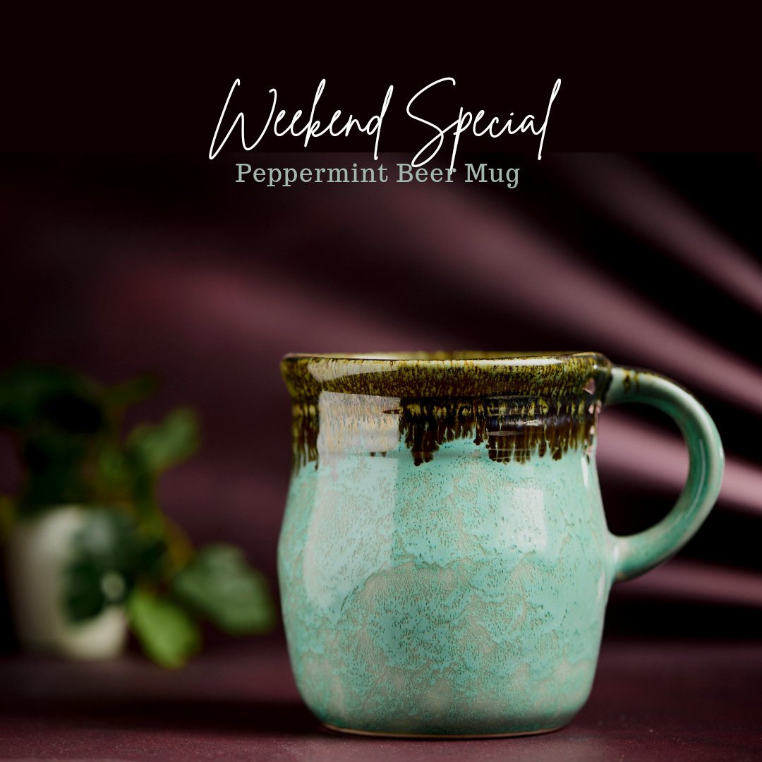 AmalfieeC's tweet image. After a long and tiring day, drinking beer with friends is the best!
Enjoy your weekend with our beautifully textured Peppermint beer mugs perfect for adding a touch of fun to your evenings.
.
.
.
 #amalfiee #beer #fun #friends #memories #smile #peppermint #beermug #indiancraft