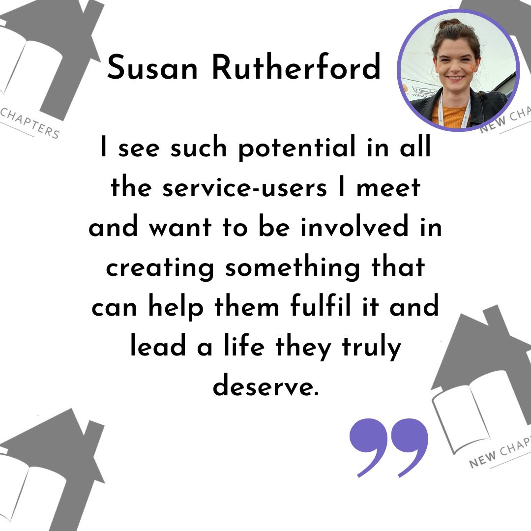 Meet Susan, a New Chapters Trustee 💜 #leamingtonspa #warwickshire