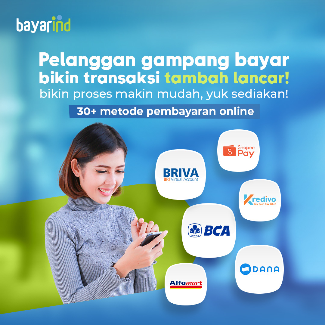 Bisnismu mau terima pembayaran dari Bank, E-money hingga gerai retail terkenal di Indonesia?

Daftarkan bisnismu di Bayarind Payment Gateway. Bikin pelanggan makin mudah melakukan pembayaran &amp; berikan pengalaman bertransaksi yang menyenangkan. Kunjungi pgbayarind.id!