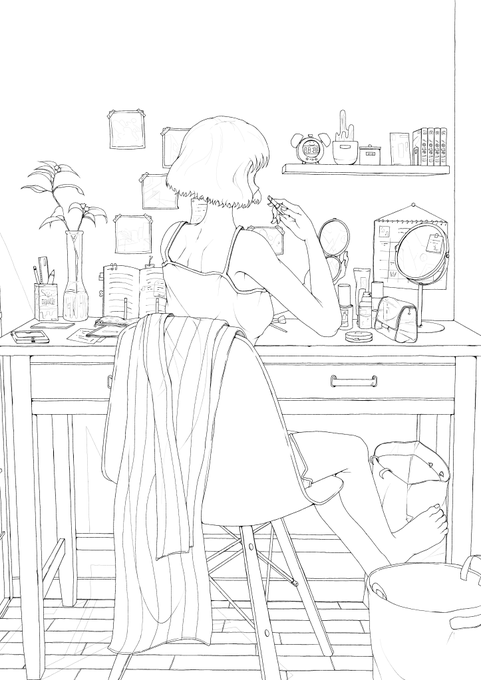 線画 